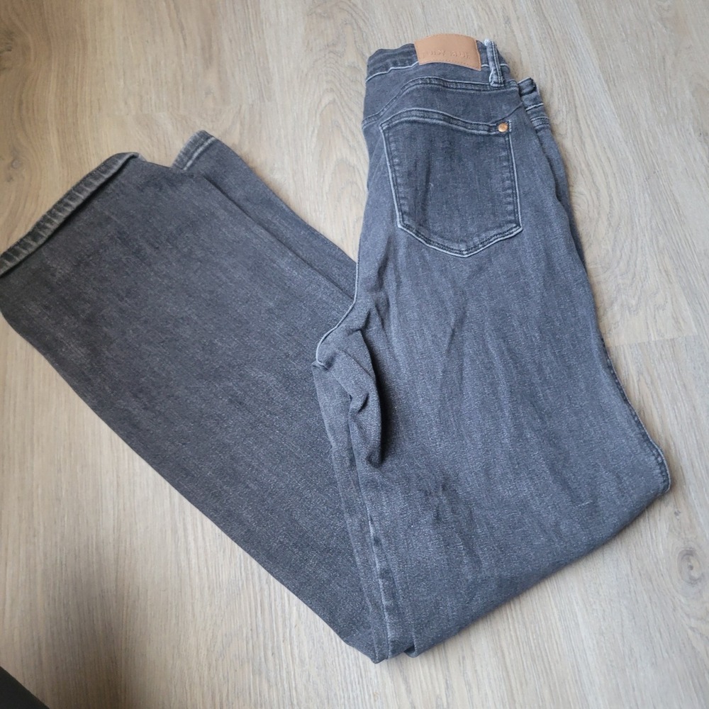 Judy Blue Women Jeans 13/31 Black Straight Fit High Rise Stretch Denim